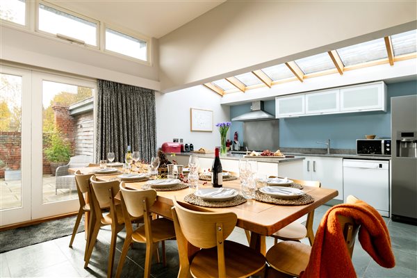 Garden House open plan kitchen dining space